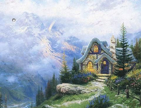 paysage contes hiver