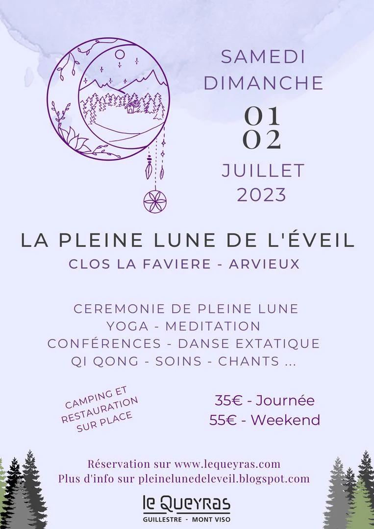 LA PLEINE LUNE DE L’EVEIL (ARVIEUX)